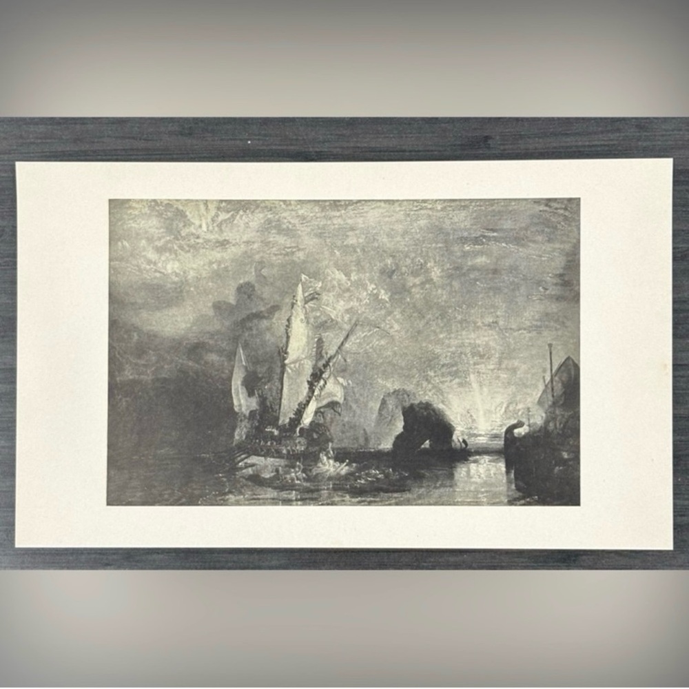 Joseph Mallord William Turner ULYSSES DERIDING POLYPHEMUS Fine Art Print 1902